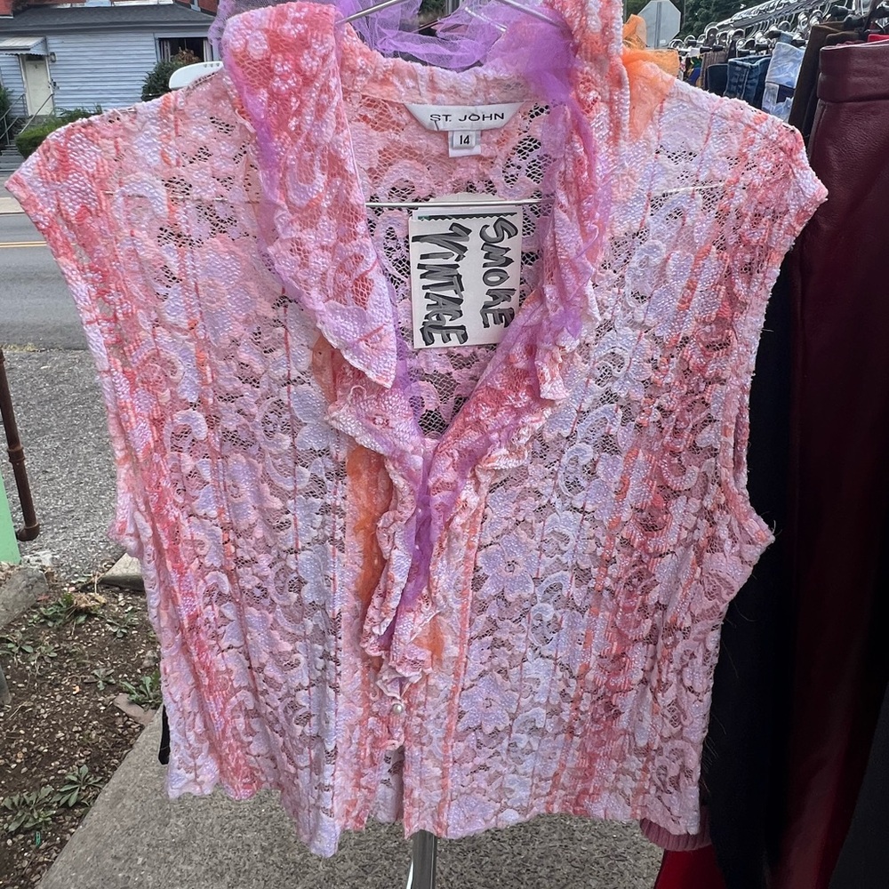 Vintage St. John lace top